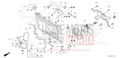RADIATEUR NC750XAS de 2025